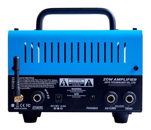 Bantamp Bluejay Joyo Hibrido Cabezal Amplificador De Bulbo Color Azul