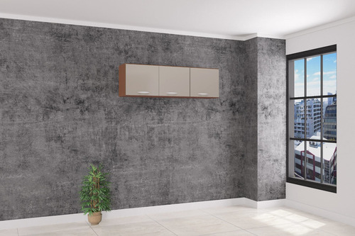 Imagen 3 de 3 de Mueble Superior Cocina 120 Cm Capuchino Hueso