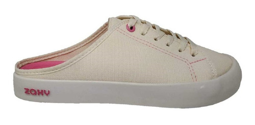 Imagem 2 de 27 de Mule Feminino Zaxy Daily Babuch Grendene Em Lona 18055
