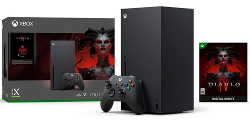 Xbox Series X 1tb Preto Edição Diablo Iv Bundle Lacrado