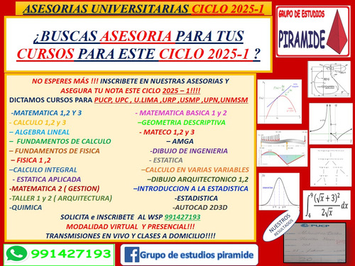 Profesor De Matematica 1,2 Calculo 1,2, Y Matematica Basica