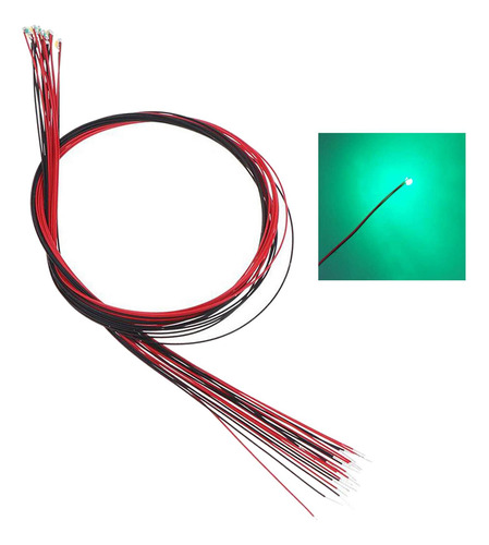 40 X Farola Led Smd 0805 Precableada Lámparas Precableadas