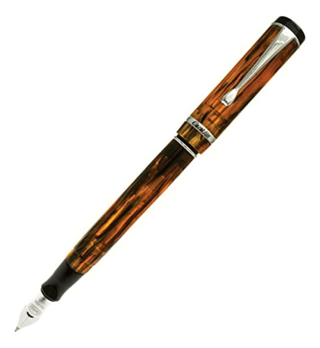 Conklin Duragraph Amber Fountain Pen, Med Nib (ck71342)
