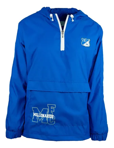 Chaqueta Rompevientos Millonarios Mujer Rc