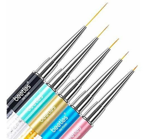 Escarabajos Nail Art Liner Brushes Uv Gel Painting Acrilico