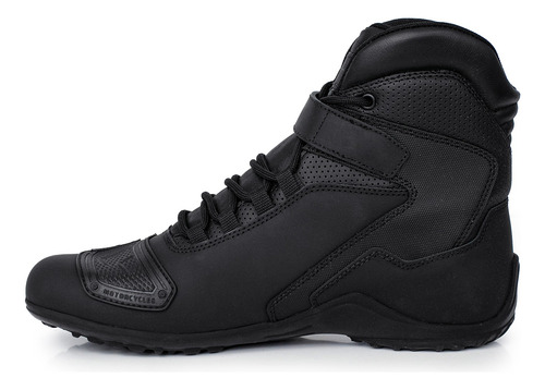 Borcego Cuero Hombre Botita Zapato Moto Reforzada Briganti