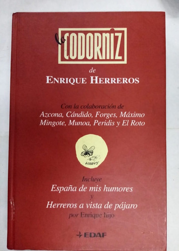 Libro Codorniz. Enrique Herrero Tapas Duras