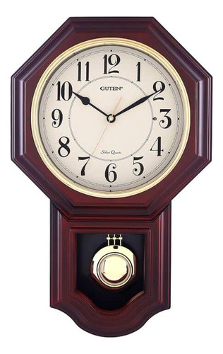 Reloj De Pared Con Campanas Con Péndulo - Reloj De Pared De 