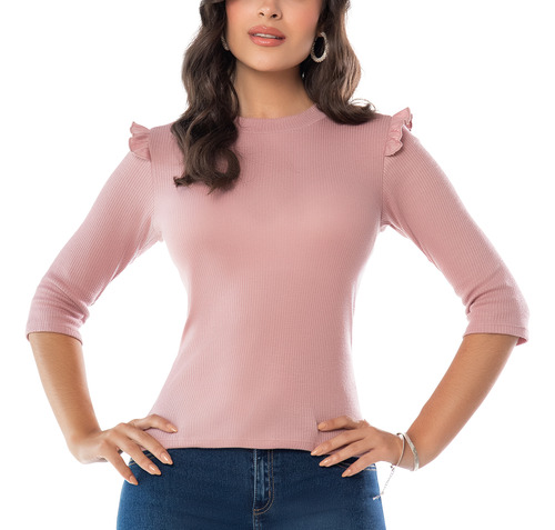 Blusa Malory Palo Rosa Para Mujer Croydon