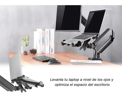 Imagen 2 de 10 de Soporte De Escritorio Para Notebook It-dst Intelaid