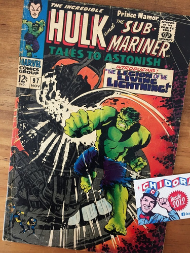 Comic - Tales To Astonish #97 Hulk Submariner Stan Lee