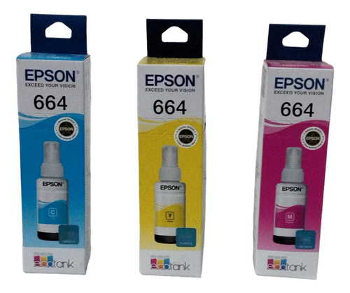 Juego De Tinta Epson 664 T664 Originales