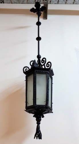 Antiguo Farol De Hierro Martele 1 Luz (Usado)