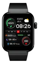 Comprar Smartwatch Reloj Mi Bro T1 Hacer - Recibir Llamadas + Film Color De La Caja Negro Color De La Malla Negro