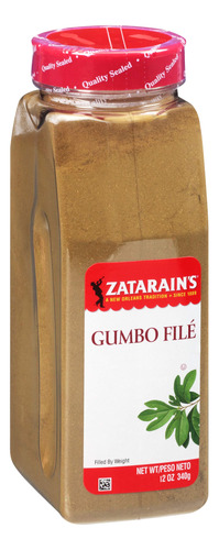 Zatarain's Gumbo Fil, 12 Oz  Un Recipiente De 12 Onzas De Sa