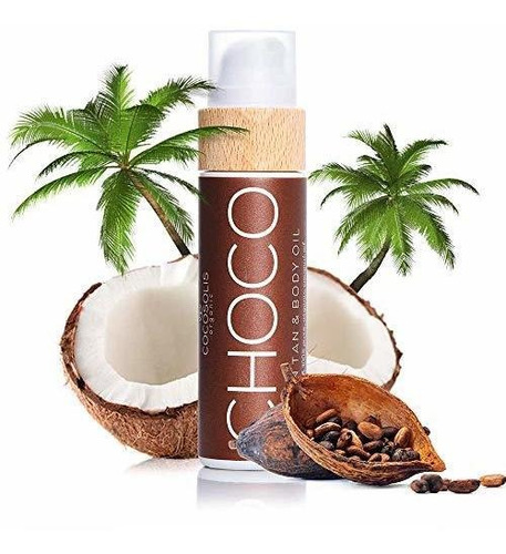 Cocosolis Choco Sun Tan & Body Oil | Aceite De Bronceado Org