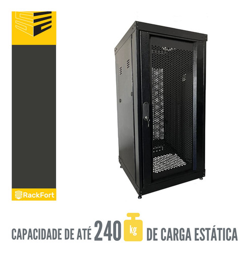 Rack Servidor Perfurado 24u X 970mm Flex Tipo Piso Padrão 19