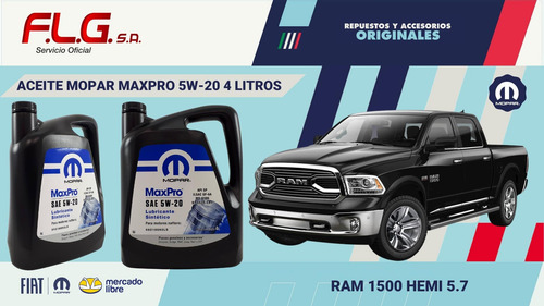 Aceite Mopar 5w-20 4l Ram 1500 2019