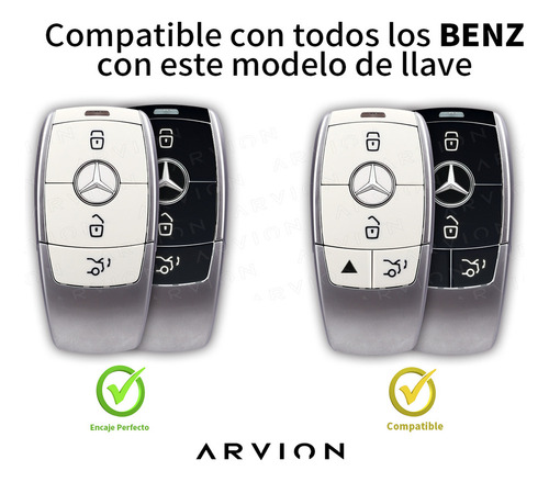 Car Carcasa Llave Mercedes Benz Clase A C E S Glc Gle Gls