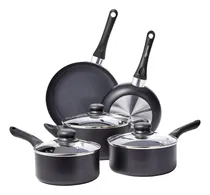 Comprar Juego De Utensilios De Cocina Amazon Basics 8 Piezas Negro