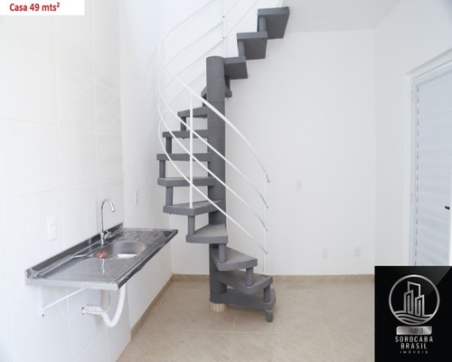 Sobrado Com 1 Dormitório À Venda, 49 M² Por R$ 145.000 - Jardim Santa Esmeralda - Sorocaba/sp - Ca00073 - 67692348
