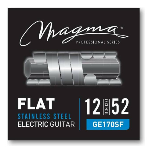 Encordado Para Guitarra Electrica Magma Flat .012 Ge170sf