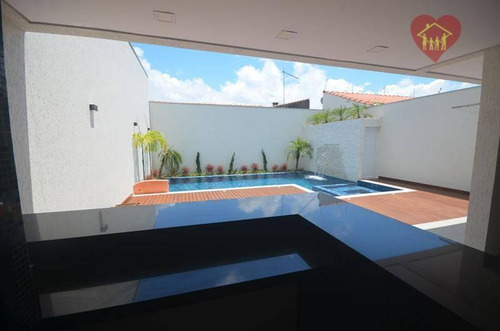 Sobrado Alto Padrão Com 5 Suítes, Piscina E Churrasqueira, Apenas 150m Da Praia Em Itanhaém. - So0202