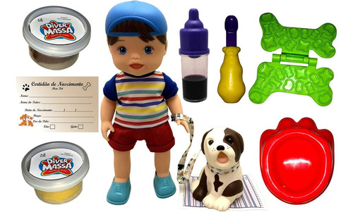 Boneco My Little Collection Meu Pet - Divertoys