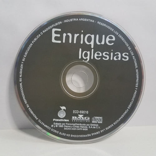Cd Enrique Iglesias - Enrique Iglesias - Original