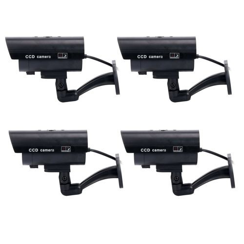 Imagen 3 de 6 de 4pcs Ir Bala Simulada Falsa Vigilancia Seguridad Domo Cctv C