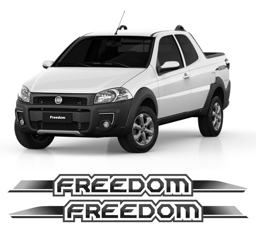 Kit Faixas/adesivos Fiat Strada Freedom