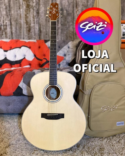 Violão Seizi Shogun Natural Satin Com Bag