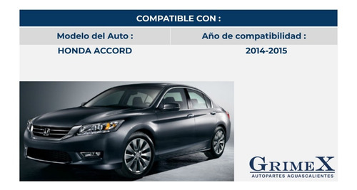 Faro Niebla Accord 2014-2015 C/base Filo Negro Der Tyc Ore