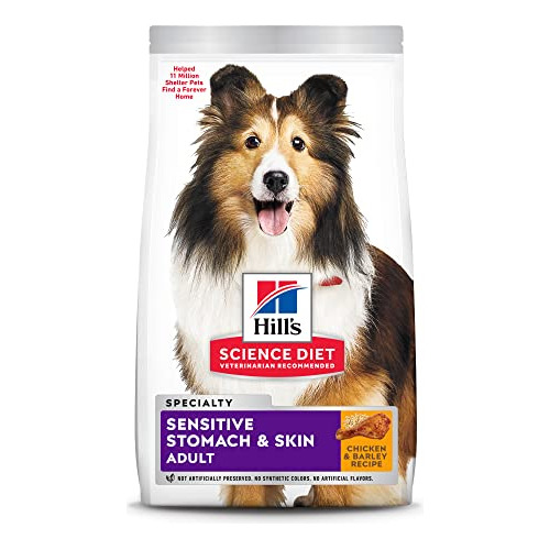 Pienso Para Perros Adultos Sensibles, Pollo, 15.5 Lb.