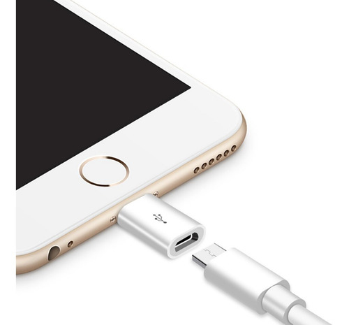 Adaptador Conversor Otg Micro Usb Compatível Com Lightning