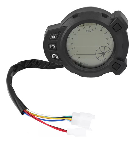 Vómetro Digital Universal Con Pantalla Lcd Para Motocicletas