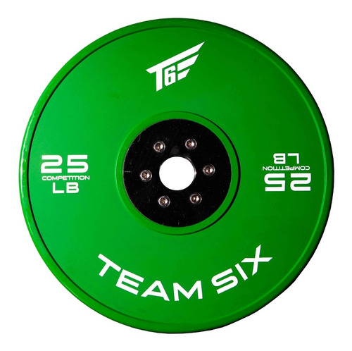 Disco Bumper Olimpico 25 Lbs T6 Crossfit Gym Levantamiento