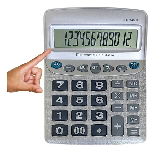 Kit 12 Calculadora Grande Gigante Balcão Problema Visão