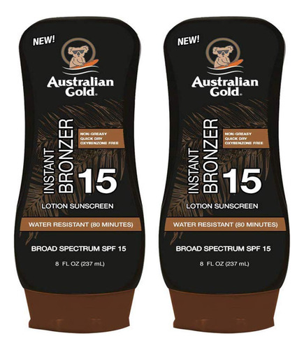 Australian Gold Spf 15 Loción De Protección Solar De Ampl.