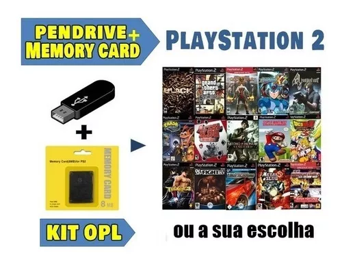 Jogos Ps2 Pen Drive 64 Gb  Jogo de Videogame Playstation 2 Nunca