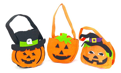 Bolsa Fieltro Halloween 3 Modelos