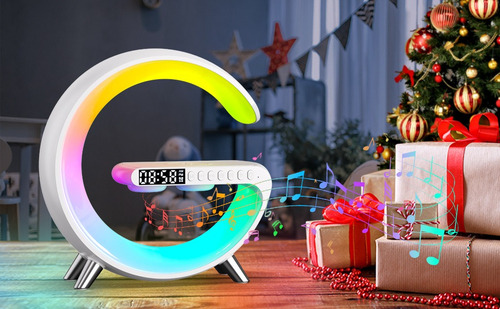 G Type Lámpara Despertador Recargable Inalámbrica Bluetooth