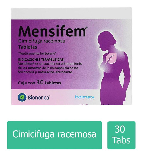 Mensifem 2.8 Mg Caja Con 30 Tabletas