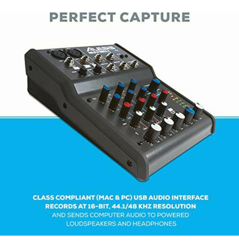 Multimix Alesis 4 Canales Usb Fx (Usado)