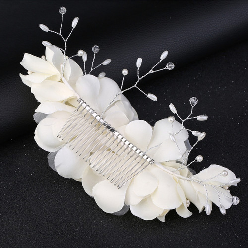 Peine De Pelo De Moda Tocado De Flores De Novia