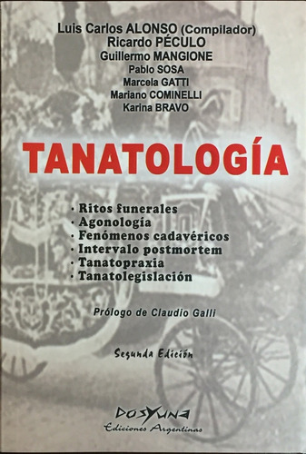 Tanatologia - Alonso, Luis C. (compilador)