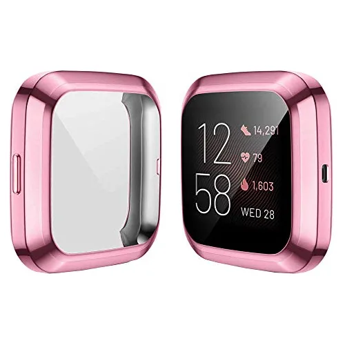 Funda Protectora De Pantalla Compatible Con Fitbit Versa 2 [