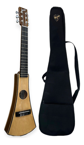 Guitarra Viajera Incluye Forro, Libro Y Pua