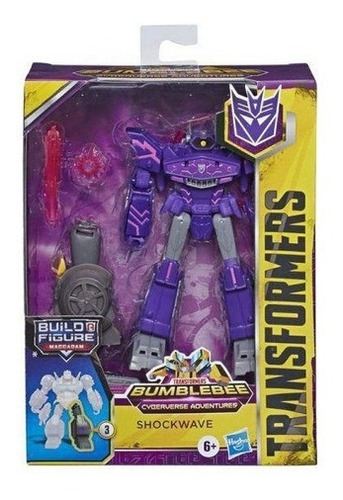 Muñeco Transformers Shockwave Cyberverse E7053 Hasbro