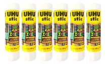 Comprar 6 Pegamentos Adhesivos En Barra Uhu Stic 40g